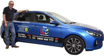 Tim Pidler's driving school car